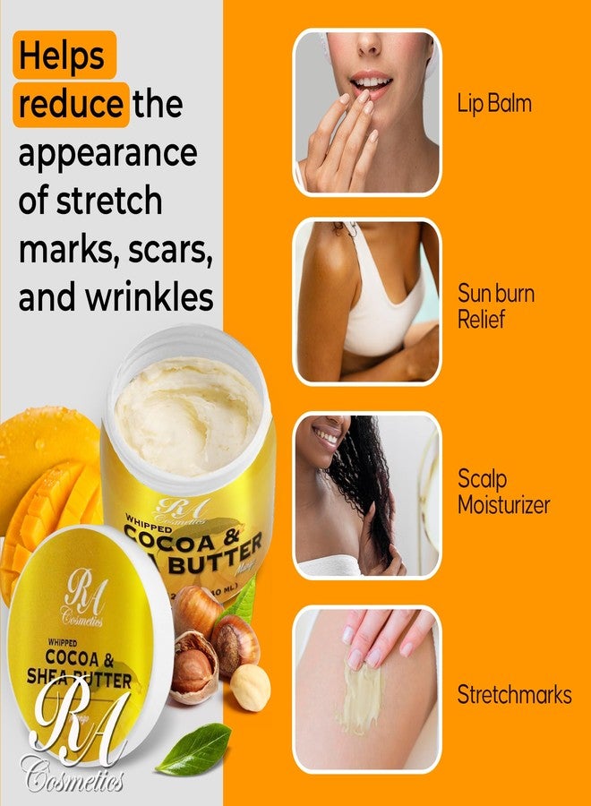 RA COSMETICS Whipped Shea Butter Eucalyptus – 6oz | 100% Pure and Natural African Shea Butter for Men & Women - Ultimate Handcrafted Moisturizer with Essential Vitamins for Radiant Skin & Hair - Image 5